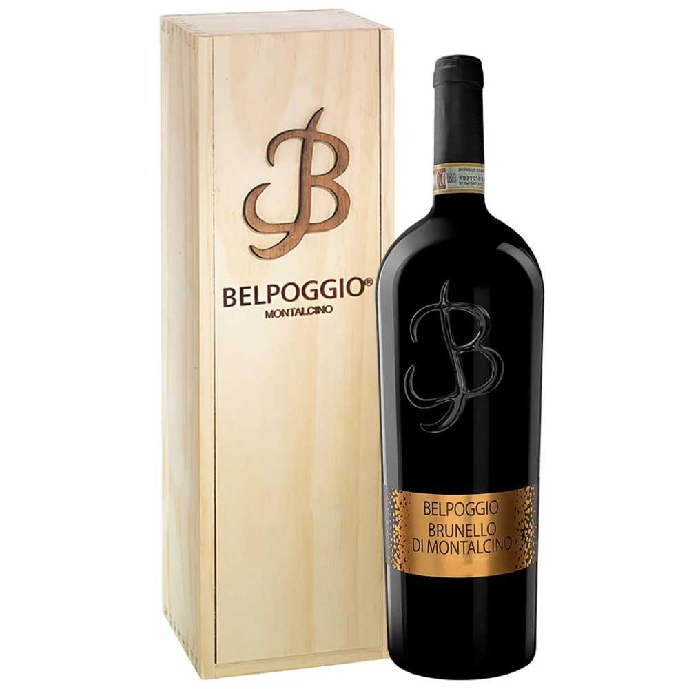 BRUNELLO DI MONTALCINO MAGNUM 1,5 LT BELPOGGIO CASSETTA LEGNO